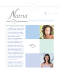 Product pamphlet graphics